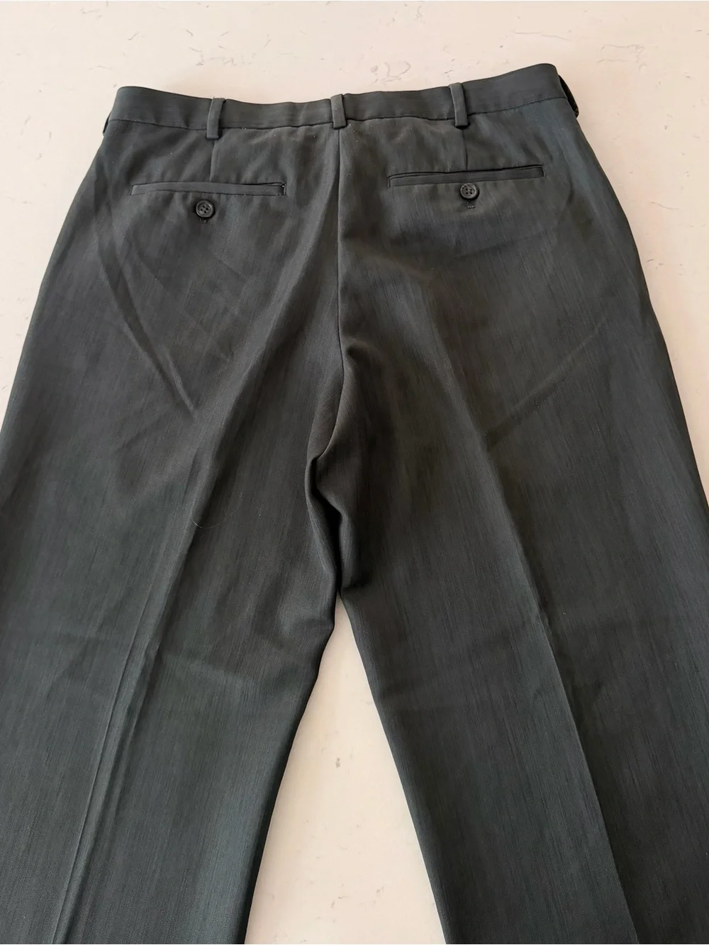 Izod Men's Charcoal Straight-Leg Dress Pants